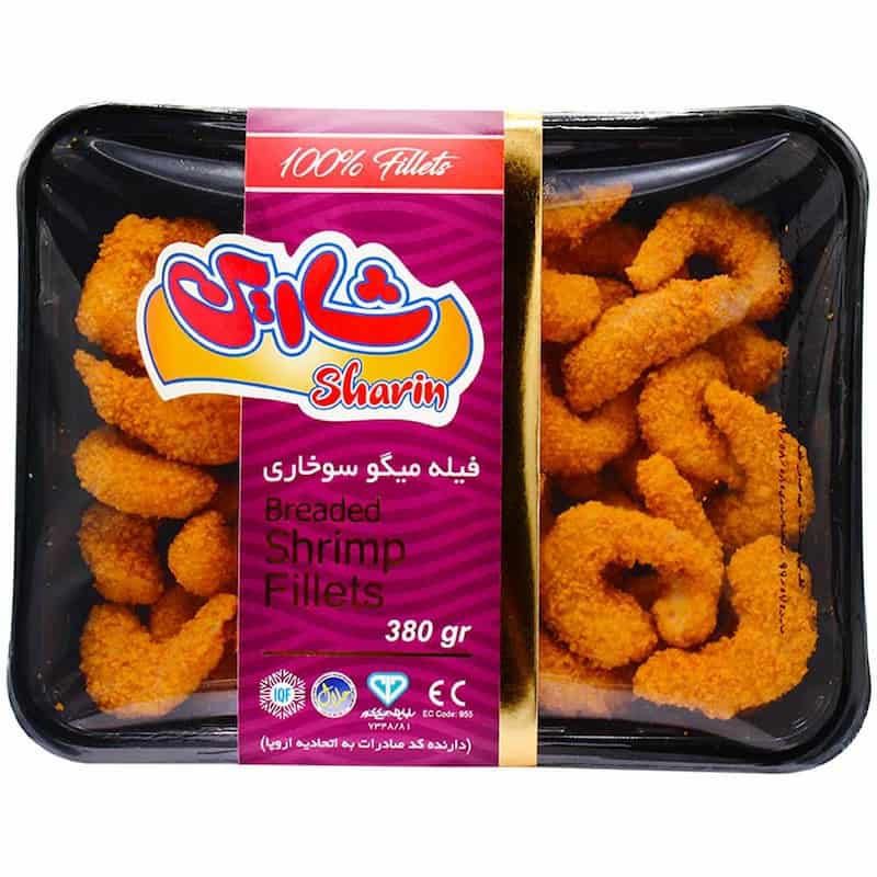 میگو سوخاری شارین با روکش ترد و آماده پخت